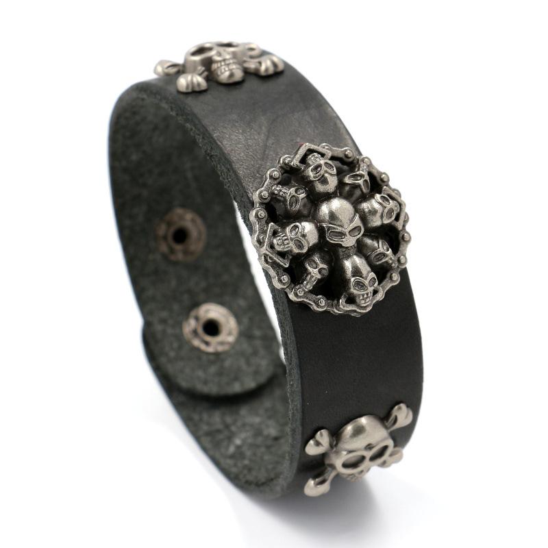 

Men's Bracelet 2021 New Leather Bracelet Exaggerated Leather Men's Jewelry Gift