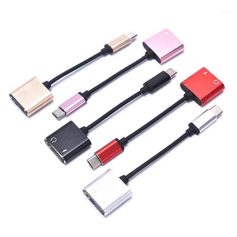 

Type-C To 3.5mm Earphone Adapter Cable AUX Audio Type-C Fast Charge Adapter1