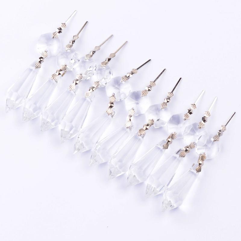 

20pcs K9 Clear Crystal Glass Chandelier Prisms Pendant Beads Rainbow Maker Hanging Suncatcher Lighting Decorations (38mm, Clear)1