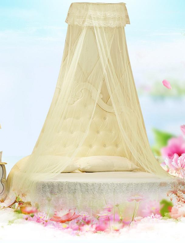 

High Density Romantic Hung Dome Mosquito Net Insect Repellent NET 5 Colors Have A Good Dream Easy Installation & Carry1