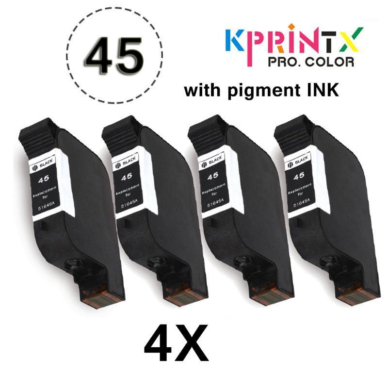 

4pcs 45 black ink cartridge (pigment ink) compatible for 45 51645A Deskjet 710C 712C 720C 722C830C 832C 850C 950C 1280C1