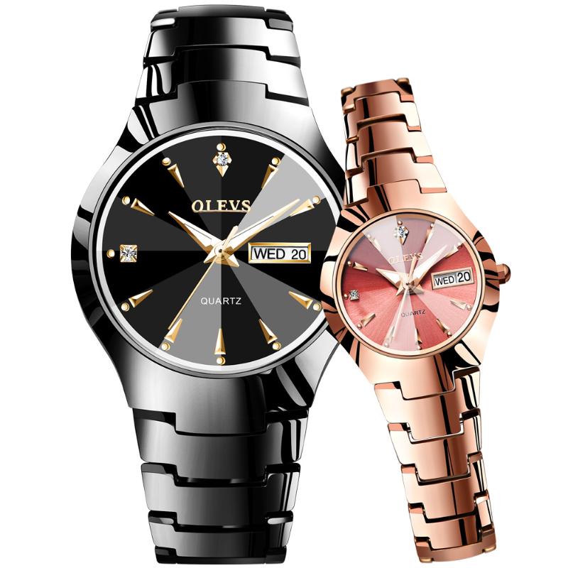 

Wristwatches 2021 Type Couple Watch Birthday Gift Metal Bracelet, Woman watch gold