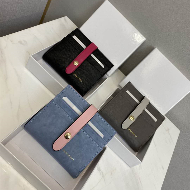 

High Quality Original Purses Multifunctional Wallet Clutch Bags Fashion Womens Buckles Wallet Card Holder Coin Purses Short Wallet, Gray