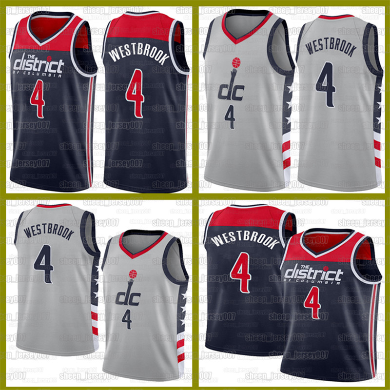 

Russell 4 Westbrook Washington Wizards Jerseys Stephen 30 Curry Devin 1 Booker Basketball Anthony 3 Davis LeBron 23 James Jerseys, Jersey