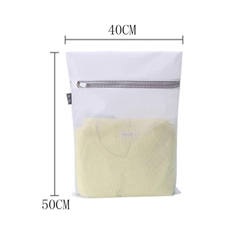

Home Laundry Portable Travel Protection Thick Zipper Closure Cleaning Fine Mesh For Clothes Washing Bag