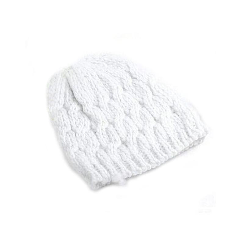 

Fashion Hat Women Winter Hats Knitted wool Cap Crochet Hat Female Cap Feminino, Red
