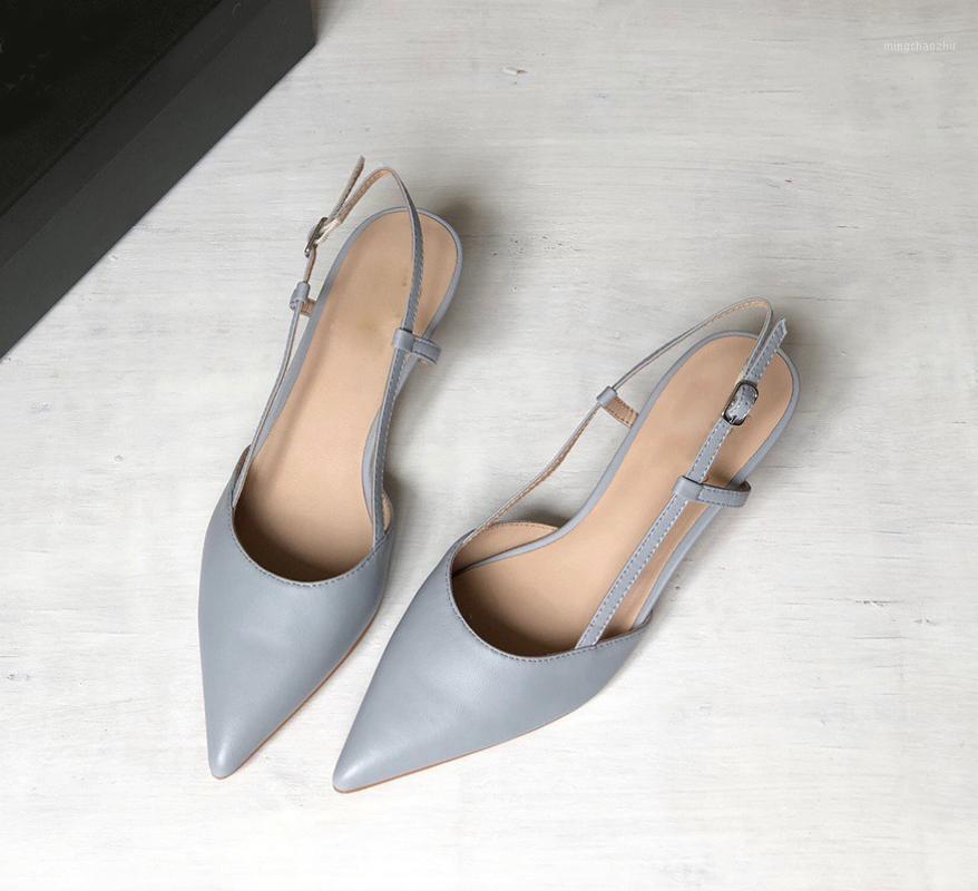 

LMCAVASUN summer shoes women sandals england ins fashion blogger roma vintage sexy soft sheepskin Cusp sandals women shoes1, Blue