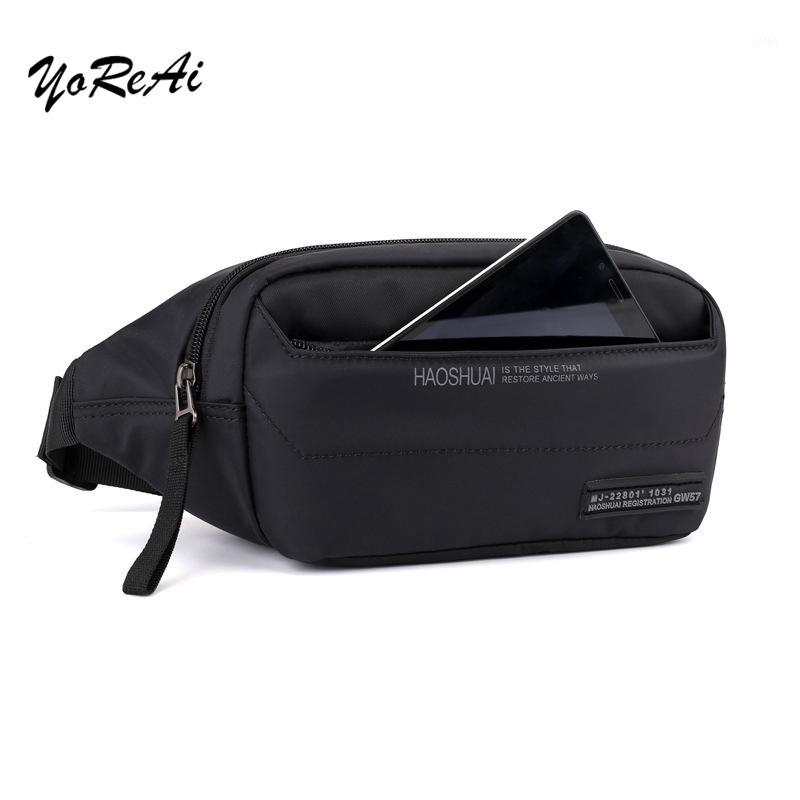 

Outdoor Waist Belt Bag Letter Casual Men Fanny Pack Traveling Bumbag Shoulder Bags Crossbody Zipper Chest Phone Purse Pouch Boy1, Black
