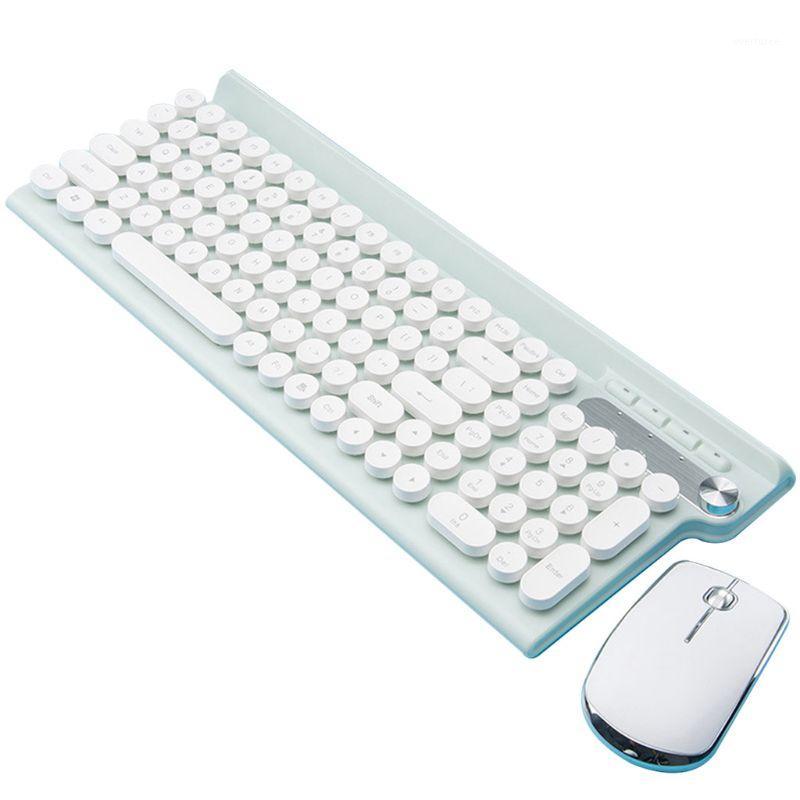 

Wireless Keyboard and Mouse Set Rechargeable Silent Desktop Computer Laptop Keypad Office Home Mouse Keyboard1
