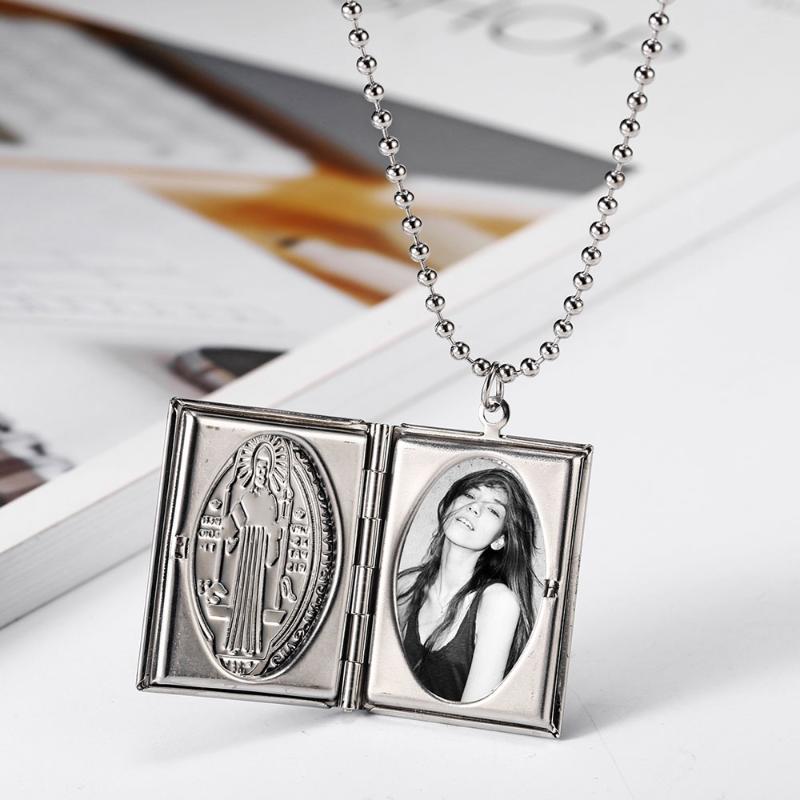 

Chains XUANHUA Gifts On 8 March Stainless Steel Jewelry Valentines Day Gift Po Frame Necklace Accessories Chain Wholesale Lots Bulk