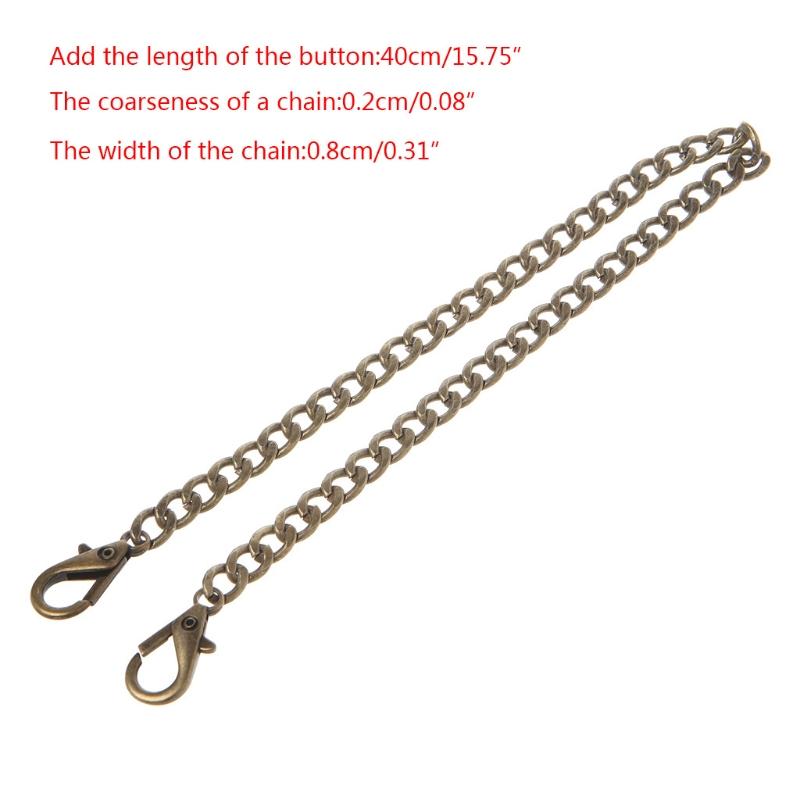

New Metal Purse Chain Strap Handle Shoulder Cross Body Bag Handbag Replacement
