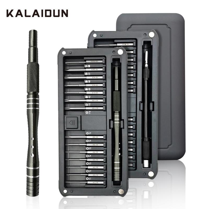 

KALAIDUN Screwdriver Set 30 In 1 Precision Magnetic Bits Screw Driver Bit Torx Hex Mobile Phone Repair Kit Hand Tools