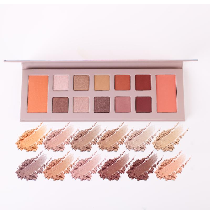 

Pretty Comy 12 Color Glitter Matte Eyeshadow Palette Makeup Glitter Pigment Smoky Eyeshadow Palette Waterproof Cosmetics F