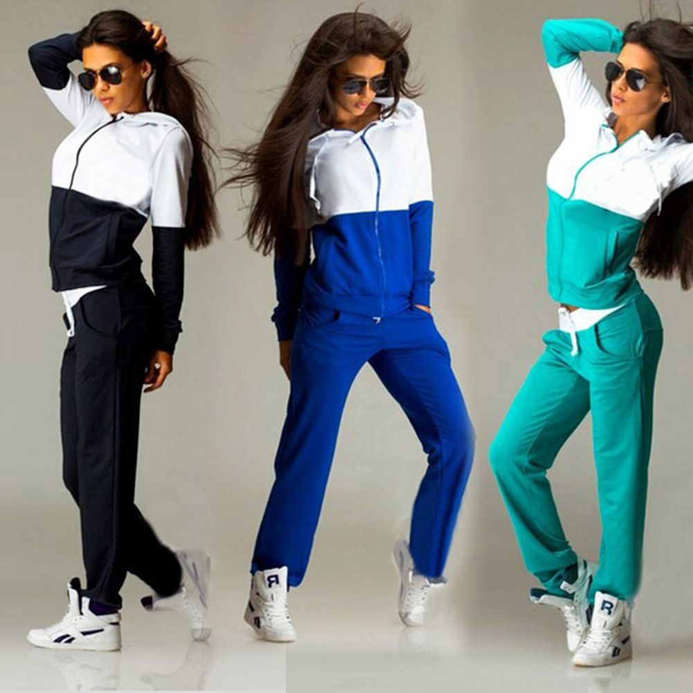 2021 Womens Sexy Sportswear Jogging Suits For Women Track Suit Sports ...