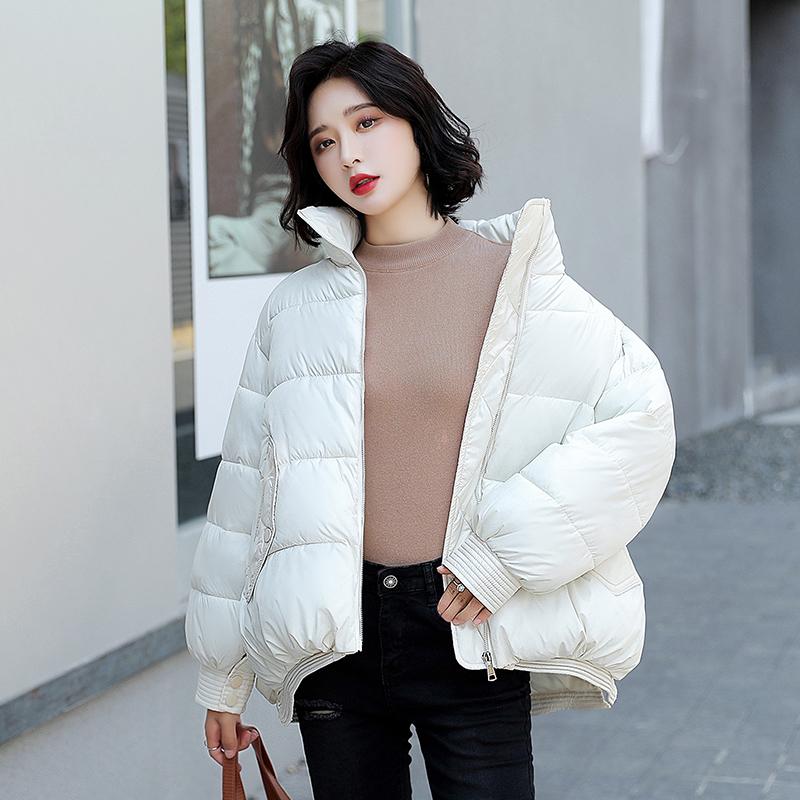 

2020 Cotton Parkas Women's Outwear Korean Style Autumn Winter Oversized Coats Jacket Clothing Thick Winter Clothes Women, Black