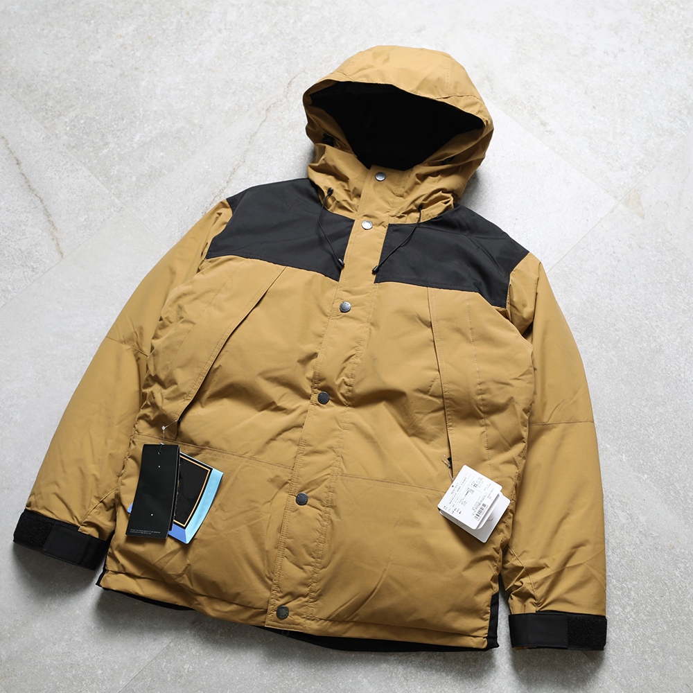 

America Brand Face 1:1 Men Waterproof North Outdoor Mountain Down Jackets Winter Thicken Warm Hiking Down Coat Men Clothing, Black