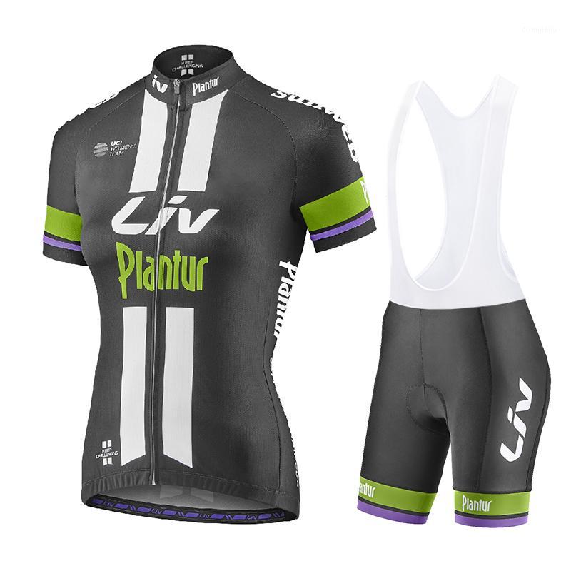

Cycling Jersey Set 2020 LIV Women Summer Breathable MTB Bicycle Cycling Clothing Woman Racing Bike Clothes Suit1