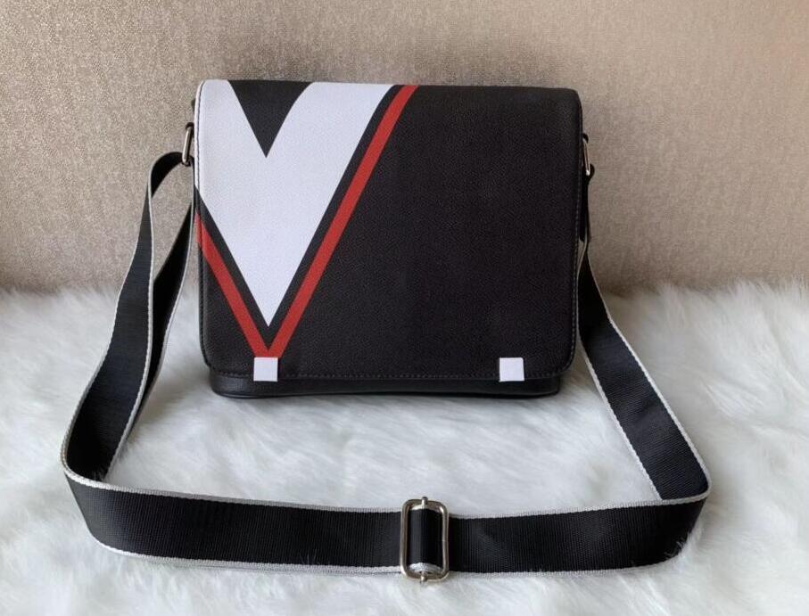 

fashion DISTRICT PM good quality new arrival Classic fashion Men messenger bags cross body bag school bookbag shoulder bag 78-pwqa3, Red