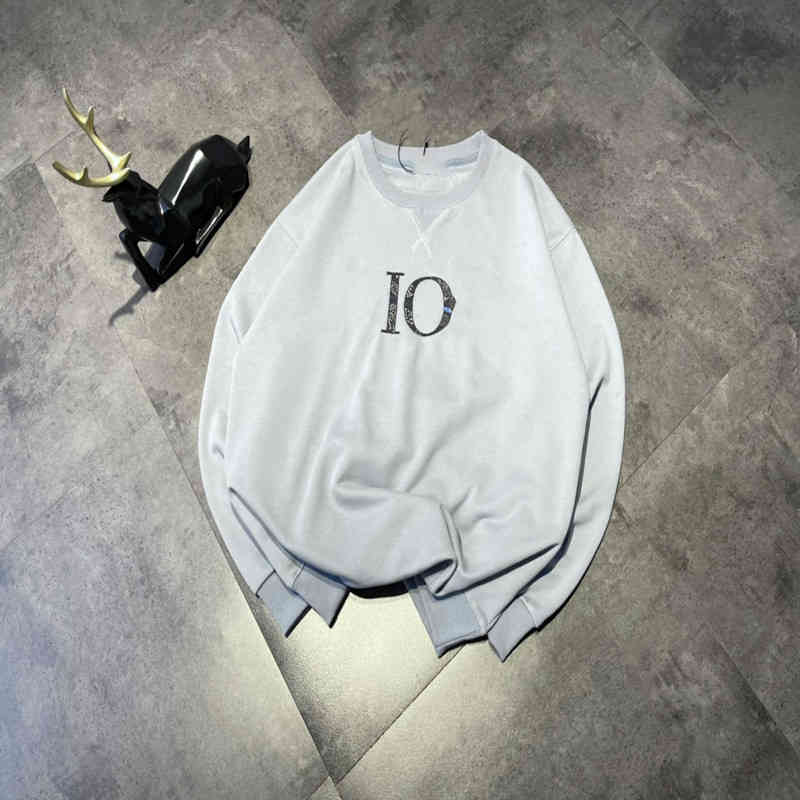 2022 Factory Wholesale Nouveau modèle Automne Hiver 21 D + Pull à col de l'équipage Casual Star Loose Star Brodé Pull pour hommes et femmes