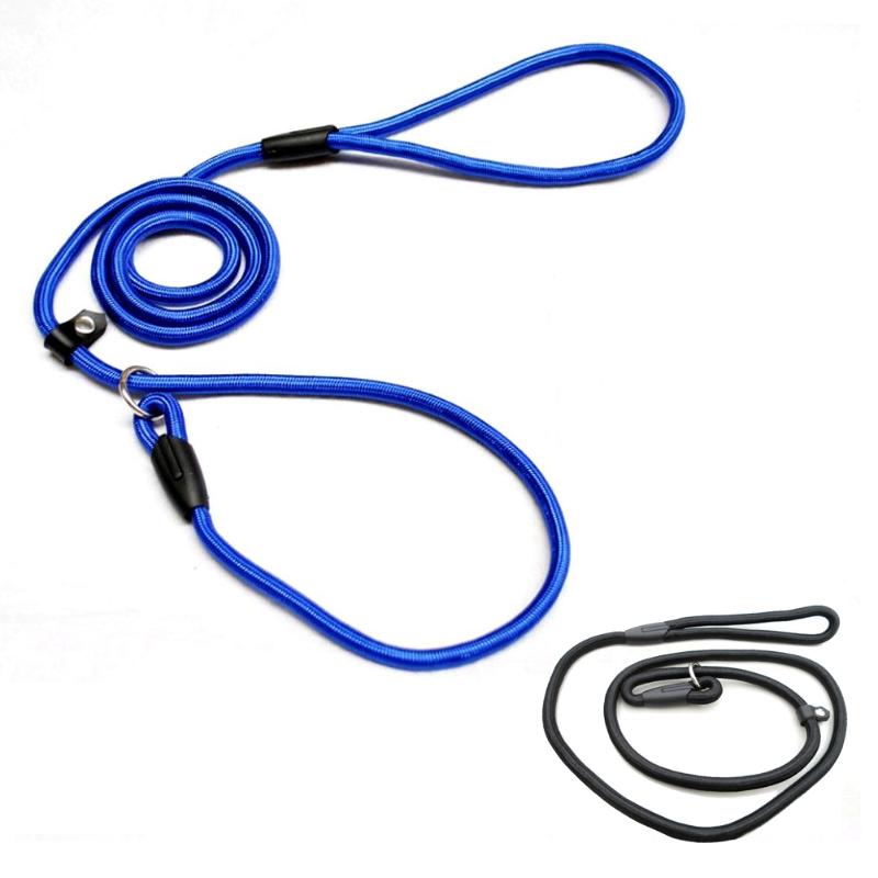 

1.0*140cm Pet Dog Nylon Adjustable Loop Training Lead Collar Leash Traction Rope