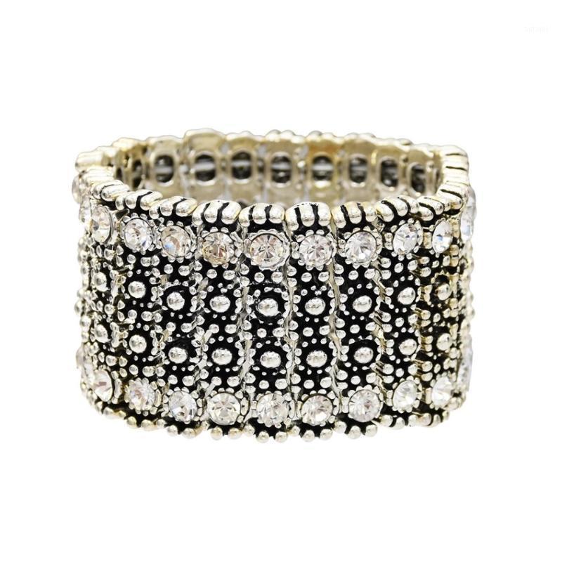 

2020 New Fashion 3 Styles Bohemia Full Shining Crystal Rhinestone Sequins Cuff Bracele Bangle For Women Jewelry Design1