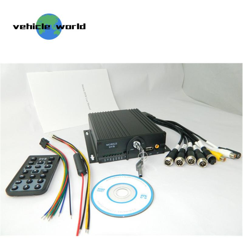 

1,0MP AHD 720P 4Channels Double SD Card Truck Monitoring Mobile DVR