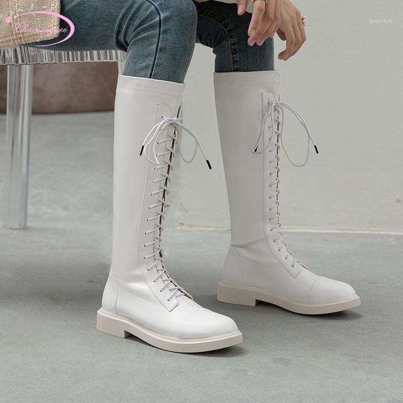 

Casual style comfortable round toe ankle boots lace-up zipper black beige platform low heel motorcycle boots women's shoes1, Beige ankle