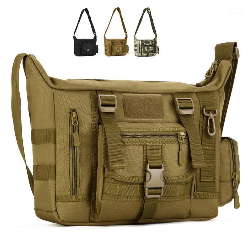 

14 Inch Outdoor Tactickl Bag,Waterproof Men's Travel Shoulder Bag,Sports Army Bag ,Molle Hiking Trekking Shoulder Bag1, Acu