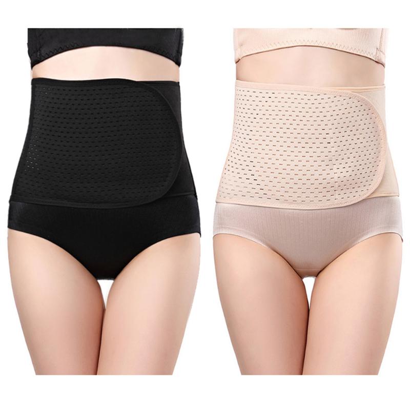 Belly Abdomen Postpartum Belt Body Shapewear Waist Trainer Fitness Spandex blend Corset reathable Waist Trainer Corset RN8072-image-634370005
