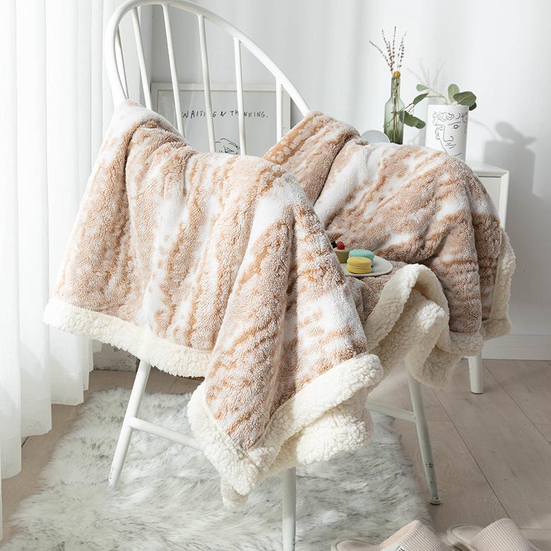 

Plush Blanket Soft Fur Faux with Fluffy Throw Blanket Bed Sofa Bedspread Long Shaggy Warm Bedding Sheet Cozy Blankets