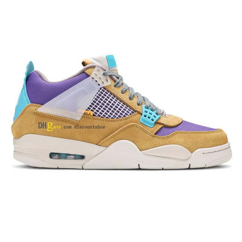

Union LA x 4 Desert Moss Basketball shoes Retros Men Women Jumpman 4s Sneakers Sports Running, Desert moss (with box)