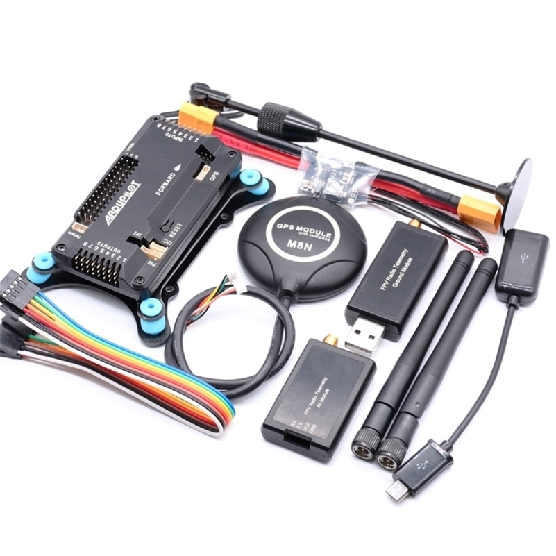 

APM2.8 APM 2.8 flight controller+M8N GPS +power module+gps stand+shock absorber + Radio Telemetry for RC Quadcopter Multicopter 201210, Vertical 100mw