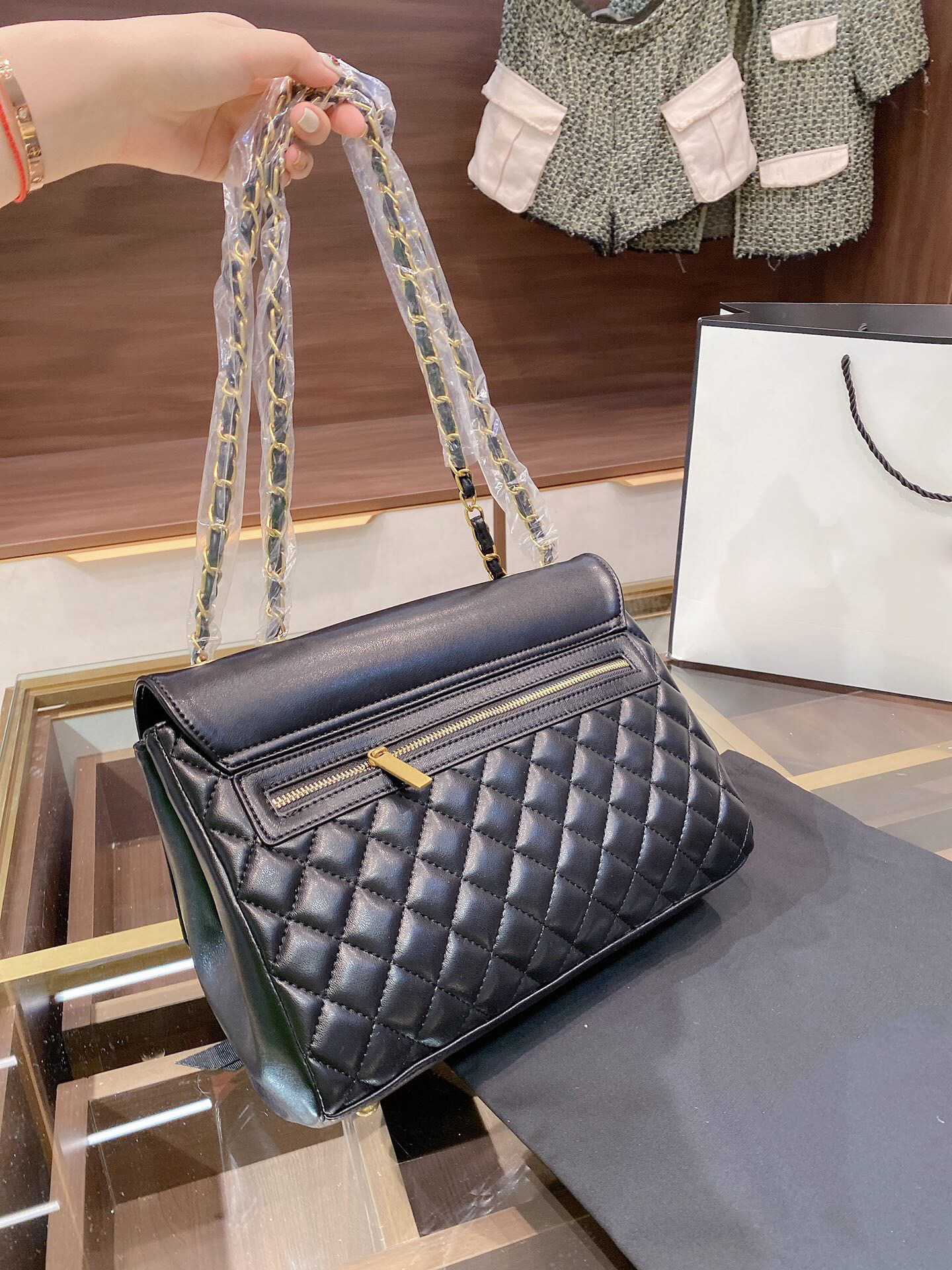 

brand design luxury women handbags top quality fashion shoulder bag female chain large-capacity purse sheepskin leather crossbody wallet