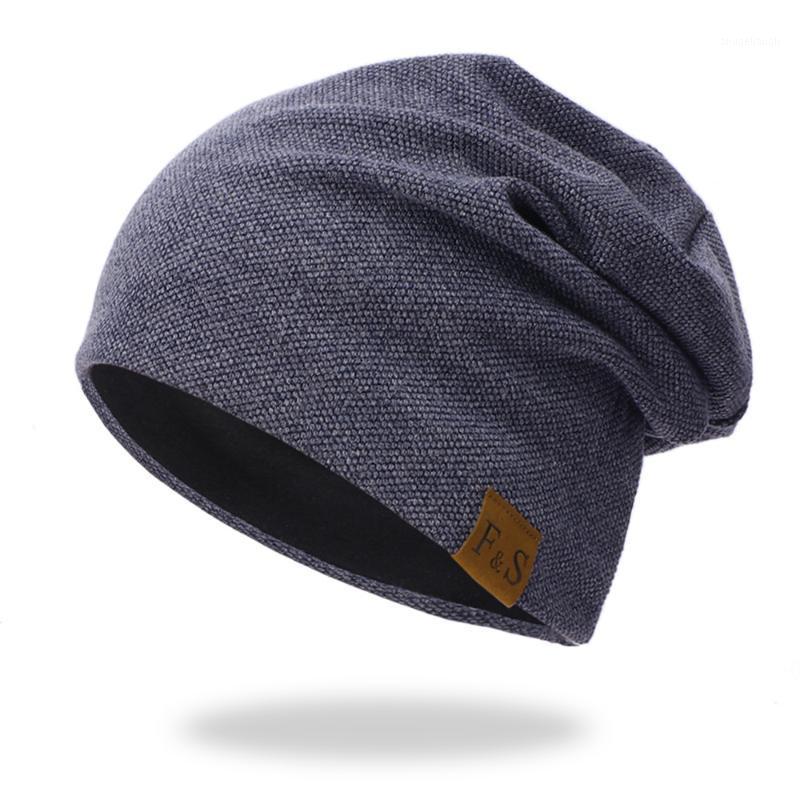 

Fashion Bonnet Hat For Men And Women Autumn Knitted Solid Color Skullies Beanies Spring Casual Soft Turban Hats Hip Hop Beanie1