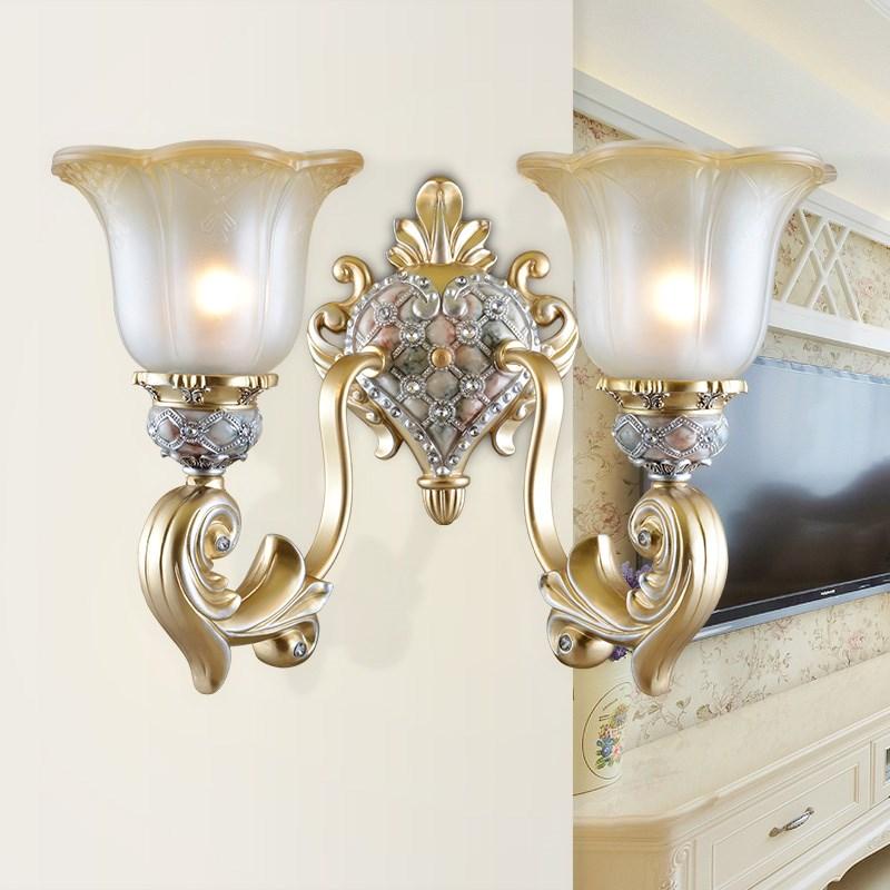 

New Chinese Modern Wall Lamp Bedroom Lamp Nordic Sconce Indoor Lighting led Vanity Wall Lights Bathroom led Light Gold