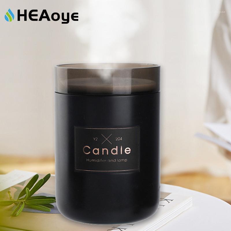 

280ML Candle Light Ultrasonic Air Humidifier Romantic Light USB Essential Oil Diffuser Car Aroma Anion Mist Maker electricity1