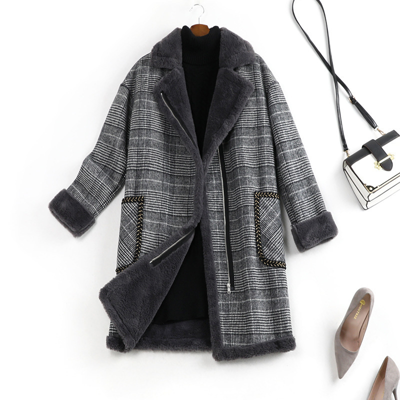 

Winter-style Clothing Cotton 2021 New Long Quilted Jacket 80099 Zc0k, Black and white.