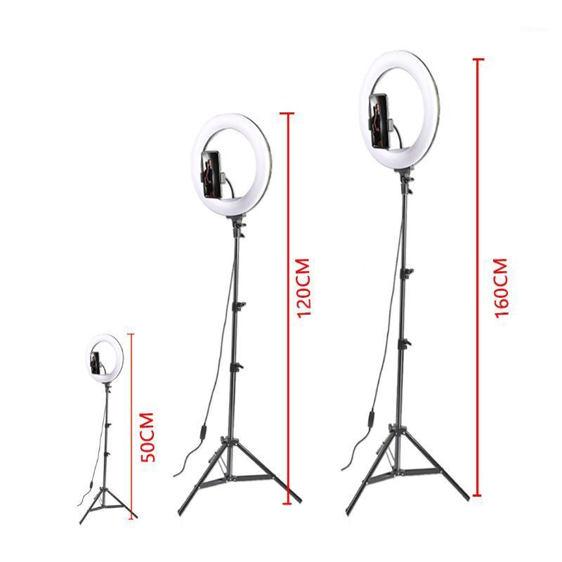 

Dimmable LED Ring Light with Tripod Stand Phone Holder Desk USB Selfie Light Ring Lamp Ringlight for Youtube Photography Makeup1