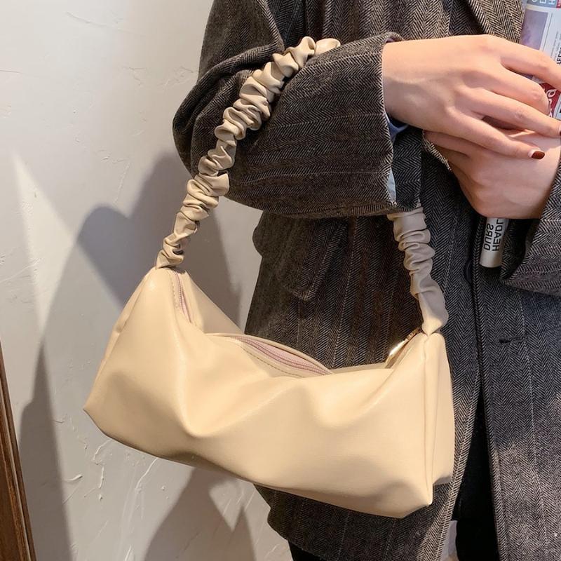 

Designer Fashion Handbags PU Leather Luxury Ladies Shoulder Bag Trend Women's Handbag Lady Travel Clutch Hand Bags Women 2021, White