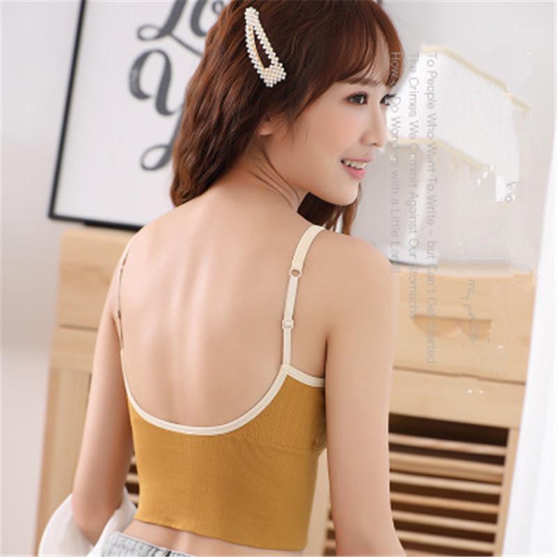 

Women Bra Backless Sprots Underwear Pad Large Size Women Running Vest Sportswear Workout Bra For Fitness Yoga Vest Cup A-D1, Black pad