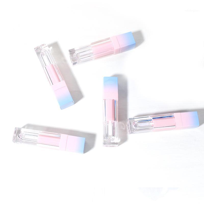 

3.5ml Gradient Lip Gloss Tubes Square Lip Gloss Containers Empty Cosmetic Containers Refillable Container for Lipgloss Packaging1