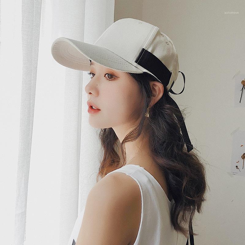 

Hat female summer ribbon baseball cap student sun hat hipster couple cap street1