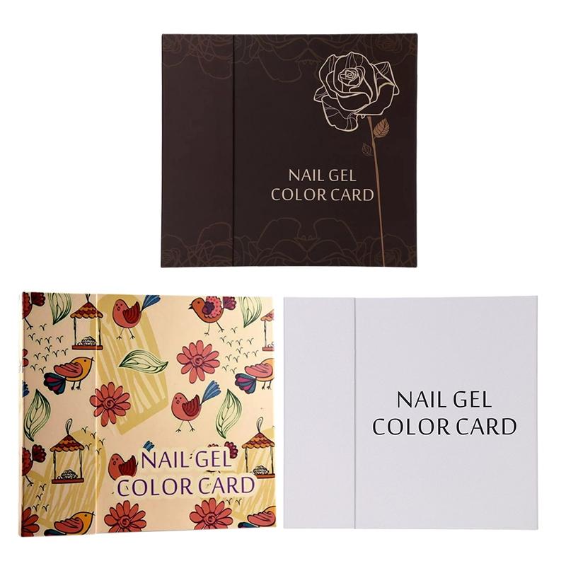 

120 Colors Manicure Tool New False Nail Color Book Color Display Nail Art Gel Polish Card Chart Practice Board
