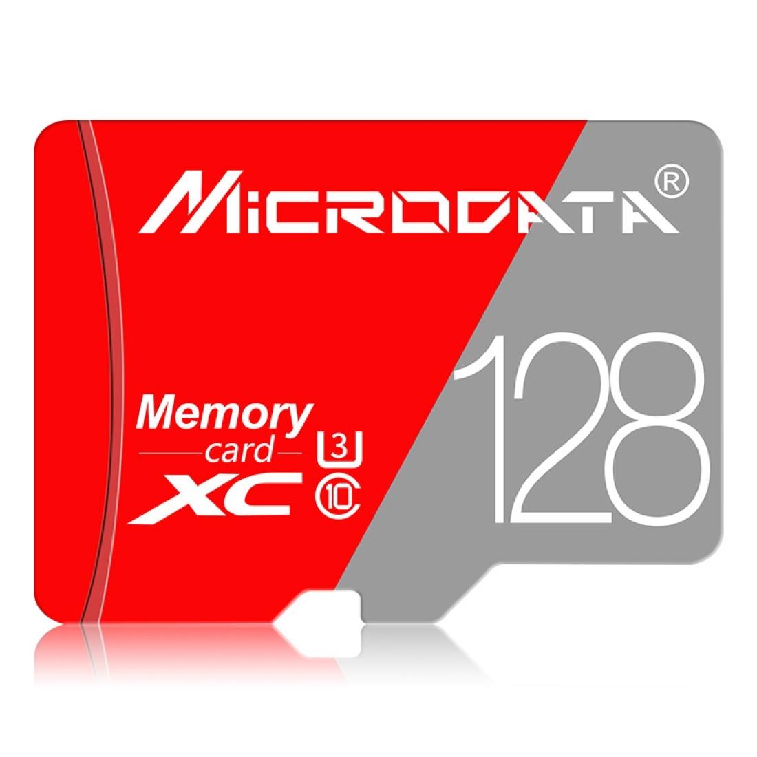 

MICRODATA 128GB Class10 Red and Grey TF Memory Card