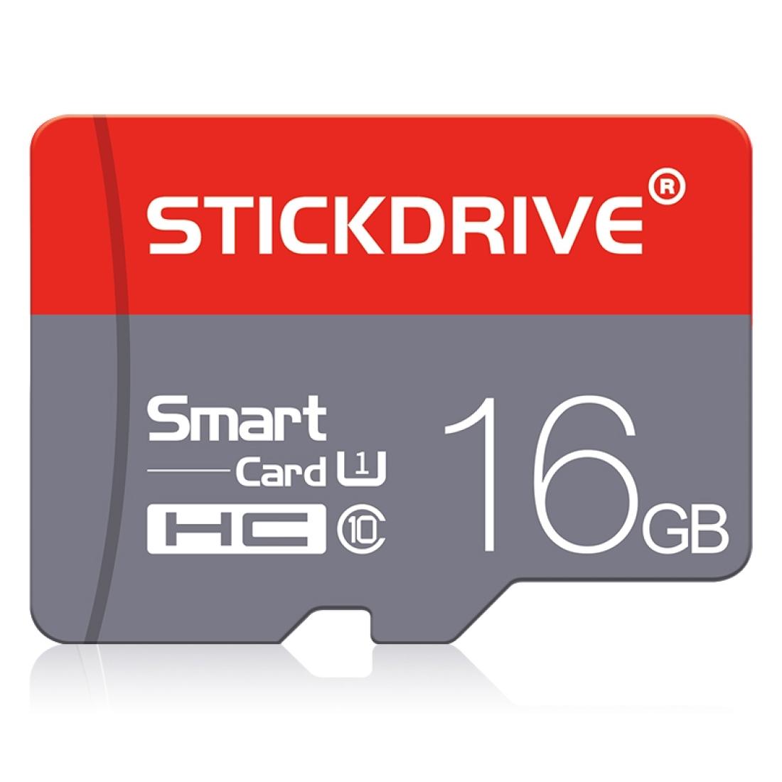 

STICKDRIVE 16GB U1 Red and Grey TF Memory Card