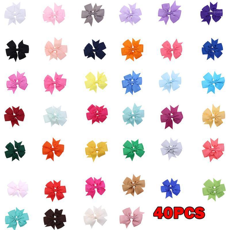 

40PC Baby Hair Clips Set Gift Hairclip Girls Sequins Bow Hair Buckle Accessories Sweet Lovely Bowknot Hairpin Delicate Headdress1, As pic