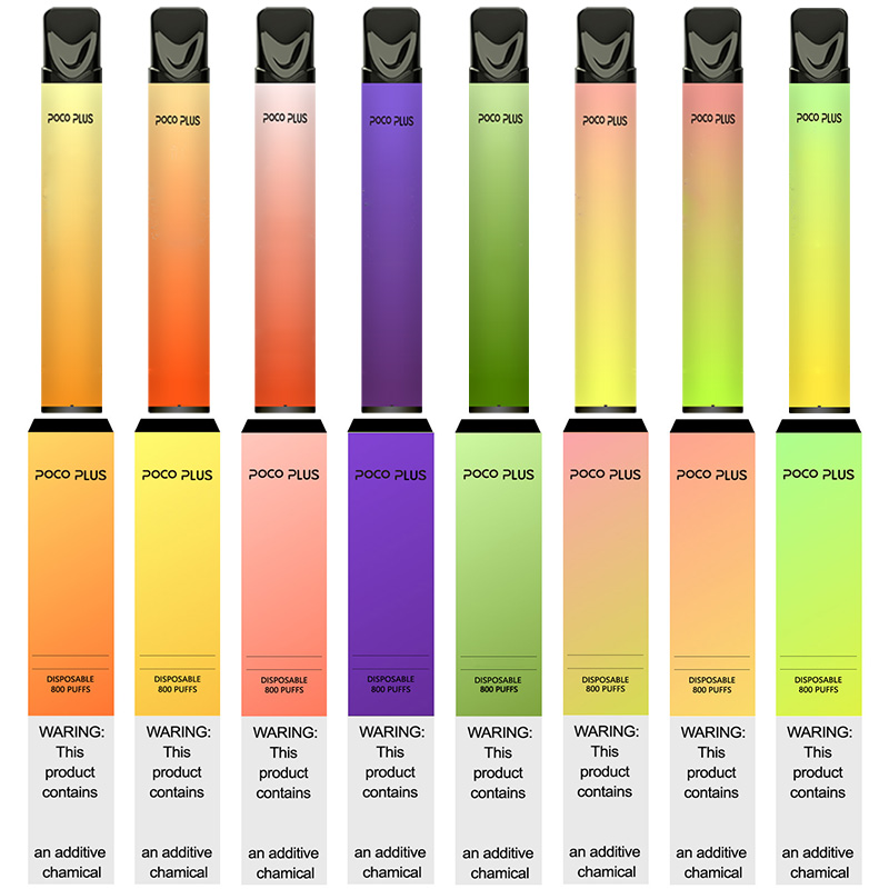 

800PUFFS POCO plus Disposable Vape device 550mah battery 3.2ml pods 2000 puffs vape starter kit online shopping in USA