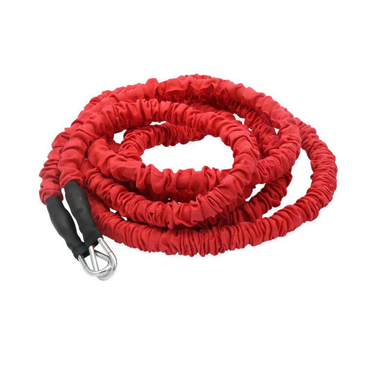 

Double resistance training pull rope elastic rope track and field running explosive power jumping physical fitness training