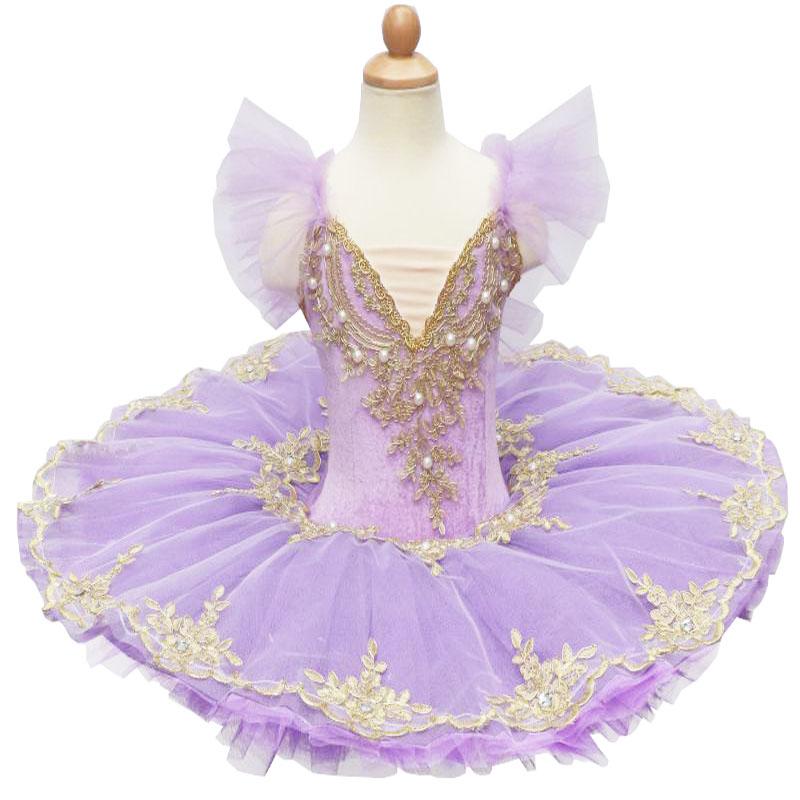 

2021 Girl's Swan Lake professional Ballet Dress Adult Ballet Dress Dance stage Dance tutu skirt, Purple