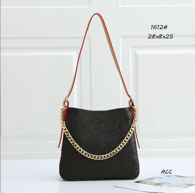 

2020 New Womens Casual Messenger Bag Fashion Simple Shoulder Bag Fashion Korean Style Solid Color Square Crossbody Bag 1612 # 28x8x25cm, Brown